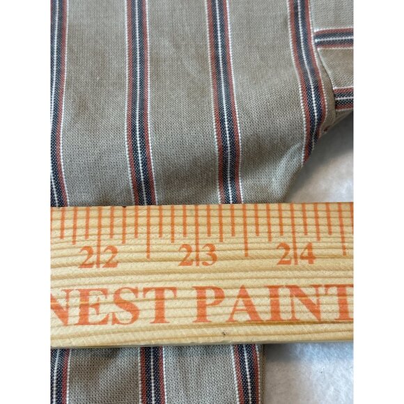 Vintage Pilcro Beige & Red Striped Button-Up Shirt - Picture 7 of 14